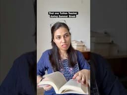 That one Tuition Teacher during Summer Break | Salonayyy | Saloni Gaur