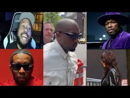 Fif having a field day! Akademiks  reacts to 50 post about Ye pulling up the Diddy Trial!