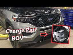 Explorer ST - Charge Pipe, BOV, Intake, and Intercooler Install | Part 2 of Adam's Build!