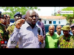'Fanyeni kazi bila woga!' Interior CS Murkomen tells police officers!!