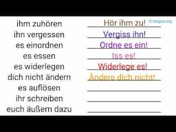 A1, A2, B1 - Deutsch lernen, Grammatik Test, Deutsche Grammatik, #imperativ #a2 #b1 #deutschlernen