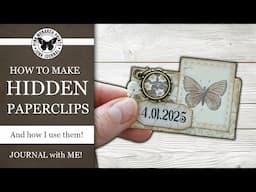 How to make a Hidden Paperclip for your Journal ❤️ #junkjournal