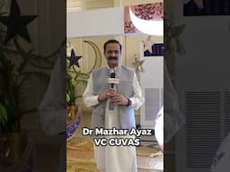 𝗘𝗶𝗱 𝘂𝗹 𝗙𝗶𝘁𝗿 𝗠𝘂𝗯𝗮𝗿𝗮𝗸!!  Dr. Mazhar Ayaz (VC CUVAS) sharing greetings on this Eid ul Fitr.