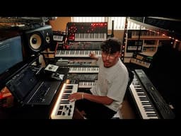 Making Dreamy Melodic Beats In The Studio