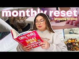 JUNE MONTHLY RESET 🌻✨📖 Reading Plans, Patreon Behind the Scenes, Content Planning, & more!