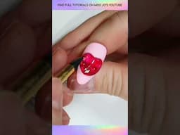 Full video on channel ✨️ Strawberry Nails Pt7 #missjosnailco #nailart #strawberrynails #3dnails