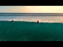 ￼RARE SUMMER SWELL SLAMS THE  NORTH SHORE!