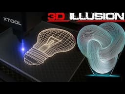 3D Illusion LED Lamps - Full Tutorial (xTool P2)