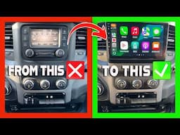 Boring to High Tech / 2024 RAM Stereo & Backup Cam Upgrade / So Much BETTER!