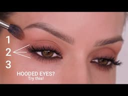 Easy Smokey Eye Tutorial for Hooded Eyes (3-Step Beginner Routine!)