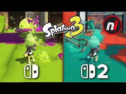 Splatoon 3 Switch/Switch 2 Comparison