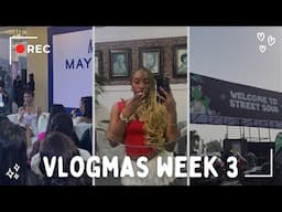 VLOGMAS WEEK 3: WORK EVENTS, CLUBBING, PARTIES, AND MORE….