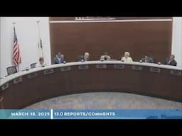 Board of Education Meeting --- March 18, 2025