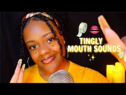 ASMR - Mouth Sounds I Created 👄✨ (Smearing + Sticky Tape ASMR)