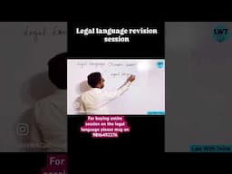 Revision session on legal language | legal language | law with twins | vlog with twins | ccsu | msu