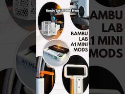Bambu Lab A1 Mini Mods | Level Up your A1 Mini Game 🚀 #3dprinting #bambulab