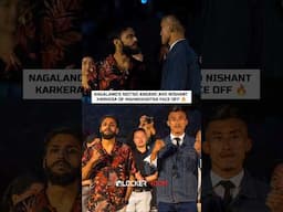 WHO WINS? Neitso Angami and Nishant lock horns at ATURTO today #Nagaland #IndianMMA