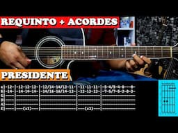 Tutorial | Presidente | Gabito ft Luis R. ft Natanael Cano | Requinto | Acordes | TABS
