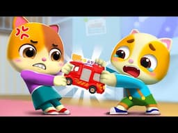 Sharing is Caring | Let's Play with Toys Gently | Good Habits | Kids Cartoon | Mimi and Daddy