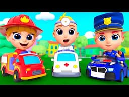 Rescue Squad Is Here To Help! + MORE Nursery Rhymes & Kids Songs | Tinytots