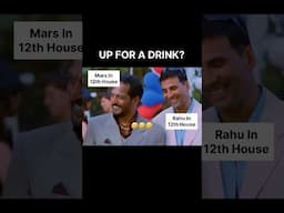 Intoxication habits in kundli/ Mars in 12th House /  Rahu in 12th House #astrology