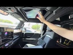 Hummer EV Sunshade for the Summer Keeps Heat From Head!