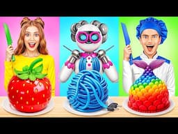 Me Vs Grandma Vs Robot Cooking Challenge | Fantastic Cake Decorating Ideas by Turbo Team