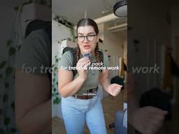 What I pack to work remotely as a full-time content creator