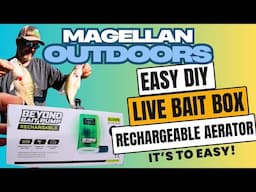 Magellan Outdoors 13/19/30 qt Dry Box Bait Box | Easy DIY Live Bait Minnow Box!