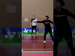 Badminton 2v1 Drill Drive Shot - Coach Kowi Chandra