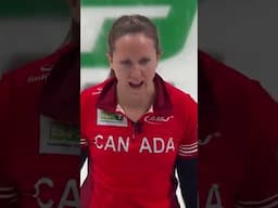 Game changing shot in World Women's final 🇨🇦  #curling  #sports  #olympics #canada