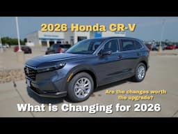 2026 Honda CR-V is getting a few upgrades!