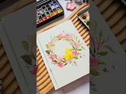 Watercolor Easter Card Idea 🐣