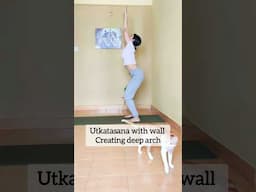 Urdhva dhanurasana tutorial #yoga #urdhvadhanurasana #shorts