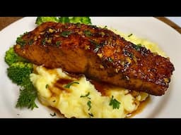 Honey Garlic Butter Salmon 🍣