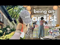 realistic week as an artist: creative burnout & small business failures ᴖ̈