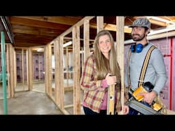 -30° Temps Means We Get Extra Help! Basement Framing is 87.9% Done! | Ep. 4