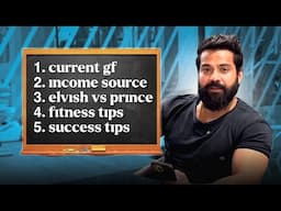 QNA- Elvish VS Prince, Income, Fitness, Girl Friend, Marriage Date, Supercars