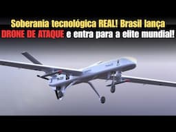 Letal drone de ataque brasileiro armado com foguetes foi apresentado e surpreendeu o mundo! Atobá