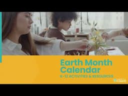 Earth Month Calendar from Subject to Climate