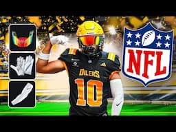 MY FIRST PRO FOOTBALL GAME WITH NEW DRIP!!
