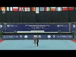 Noy Cohen & Yannay Regev (ISR) - 2025 ACRO European Champions, Junior Mixed Pairs All-Around
