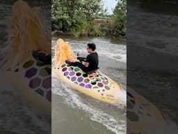 my homemade turtle jetski #thanhsuperboats