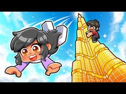 CLIMBING and JUMPING Off Towers in Roblox!