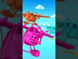 Colorful Babies Show Off Their COOL Surf Skills! 🛩️🌈 #cartoon #colors