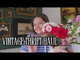 I found stained ironstone!! | vintage thrift haul