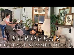 Decorate With Me For Summer | European Cottage Style Using Thrifted + Vintage Finds