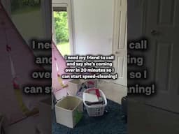 There’s no cleaning session *quite* like the one you have right before company comes!