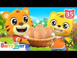 Animals on the Farm | Farm Animals Song | Play with Nursery Rhymes & Kids Songs | BarryTiger