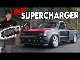 Drift Truck Gets A LOUD Supercharger! (and other fabricated upgrades...)